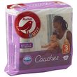 AUCHAN BABY Couches taille 3 (4-9kg) 29 couches