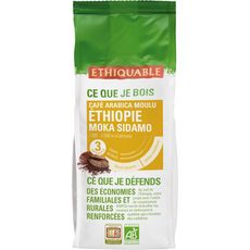 ETHIQUABLE Café bio moulu Ethiopie 250g