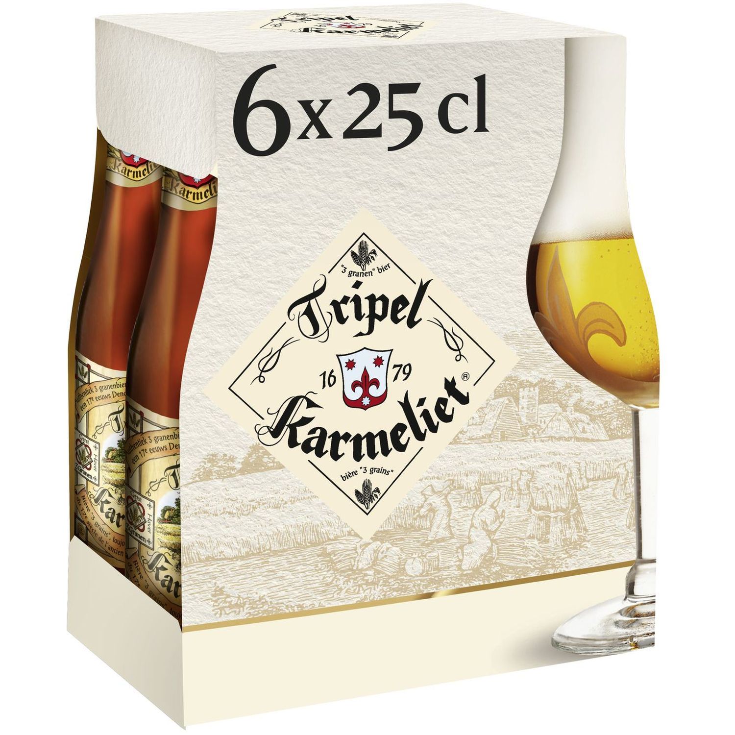 KARMELIET Bière blonde triple 8.4% bouteilles 6x25cl pas cher