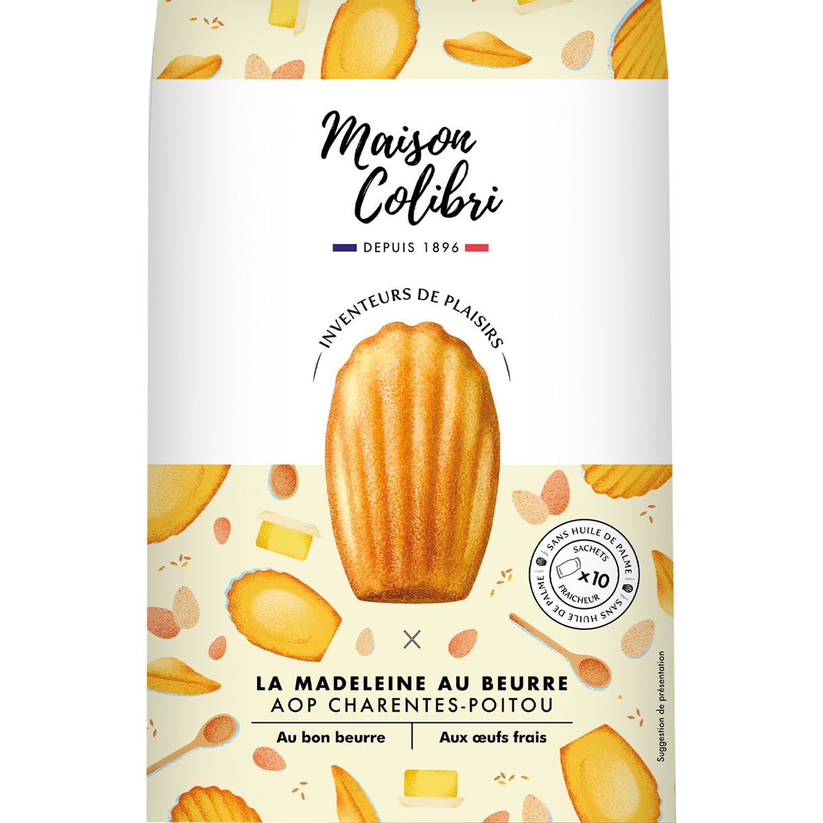 Madeleines pur beurre Maison Colibri