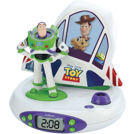 Radio Réveil Projecteur RP505TS Toy Story LEXIBOOK pas cher Radio Réveil Projecteur RP505TS Toy Story LEXIBOOK pas cher