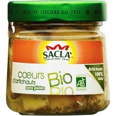 SACLA Cœurs d'artichaut bio 100% Italie 190g