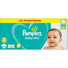 PAMPERS Baby-dry couches taille 3 (6-10kg) 120 couches