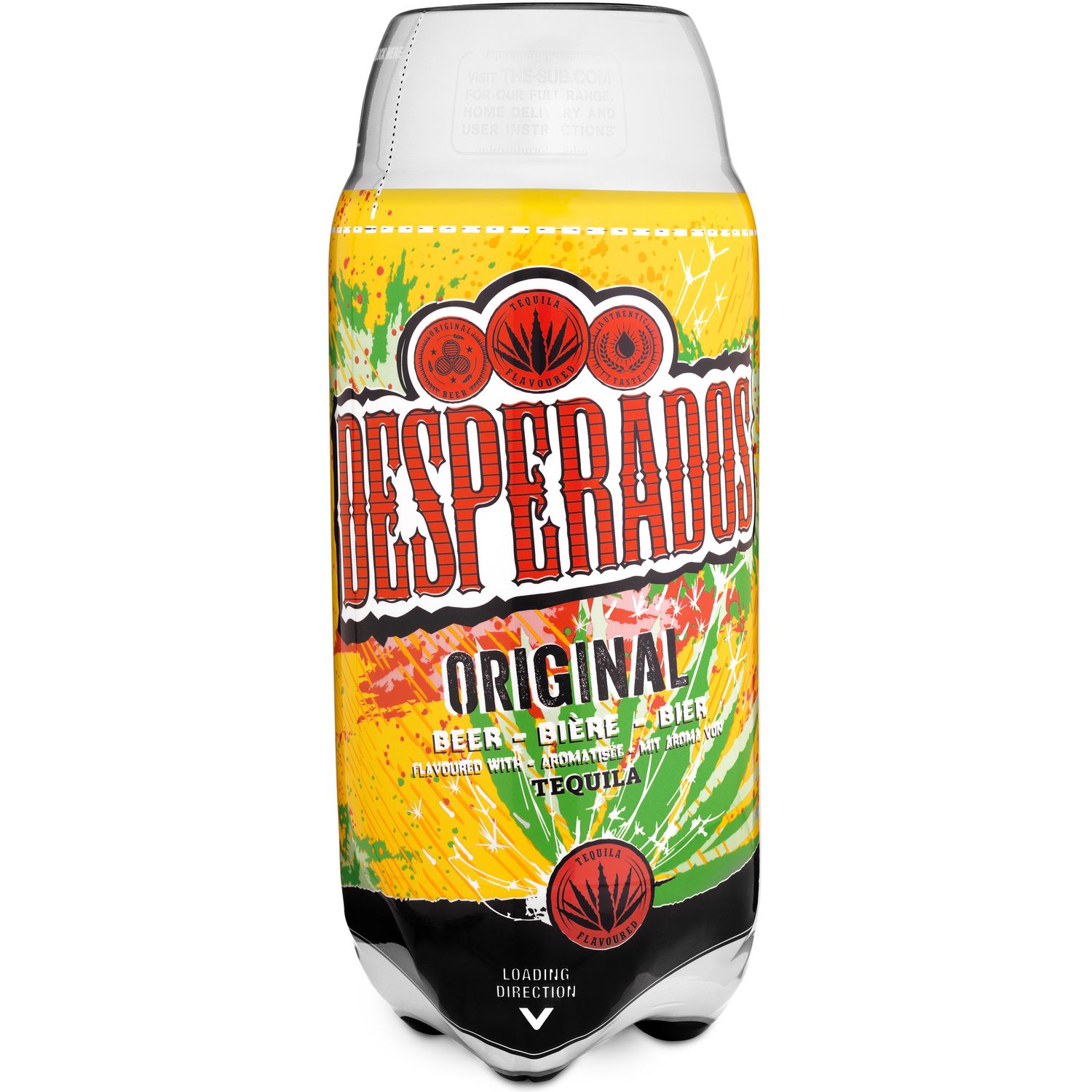 DESPERADOS Desperados Bière original aromatisée tequila fût torp 5,9% 2l 2l  pas cher 