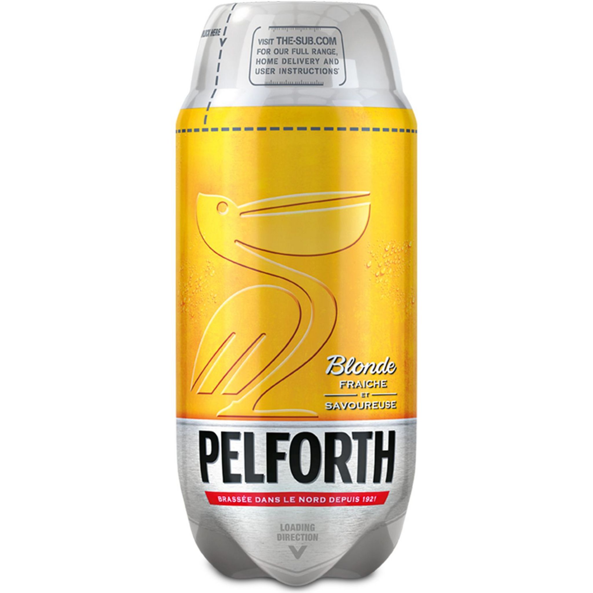 PELFORTH Pelforth Blonde bière blonde du Nord fût torp 5,8° -2L pas cher 