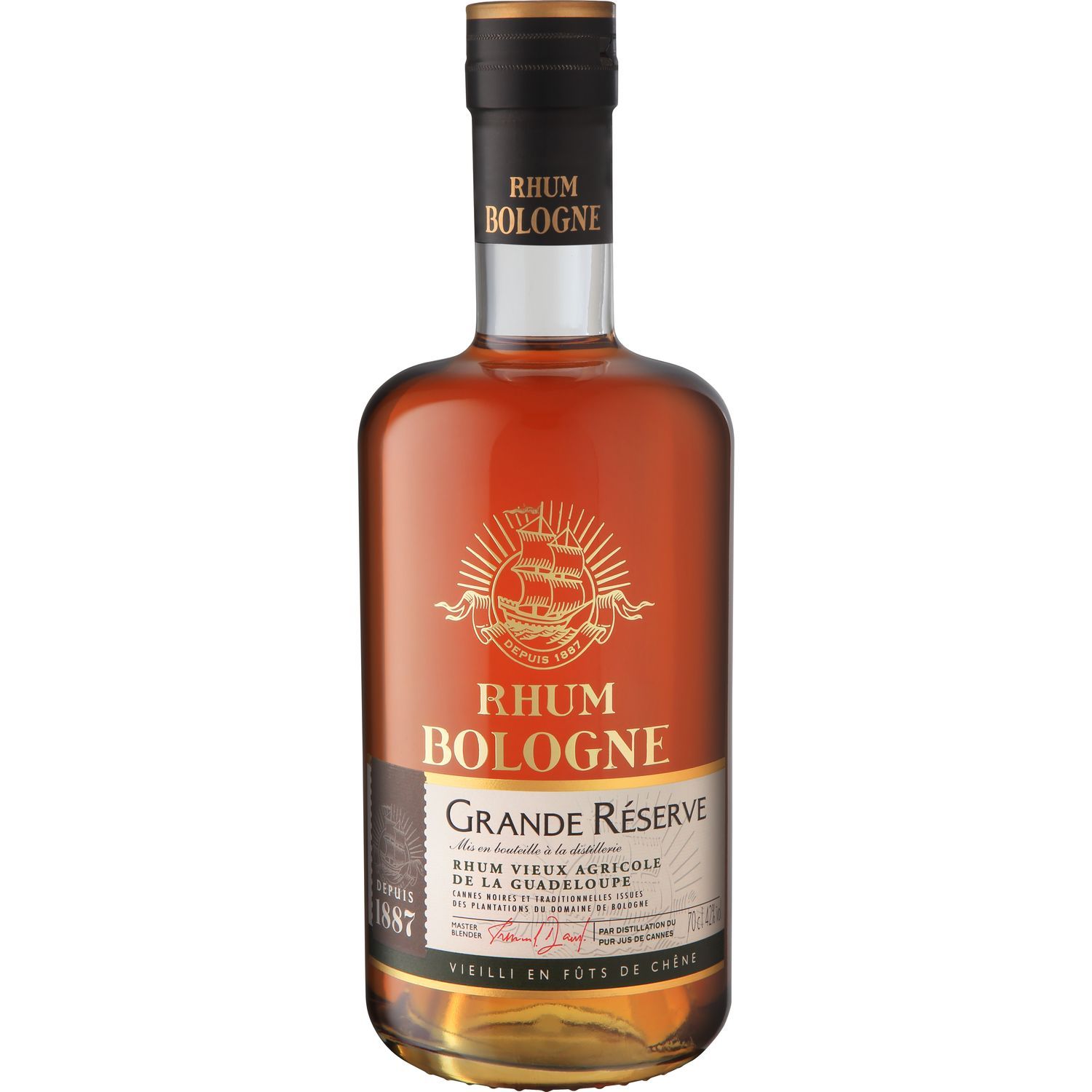 RHUM BOLOGNE VIEUX 42° 70 CL - Boissons du Monde