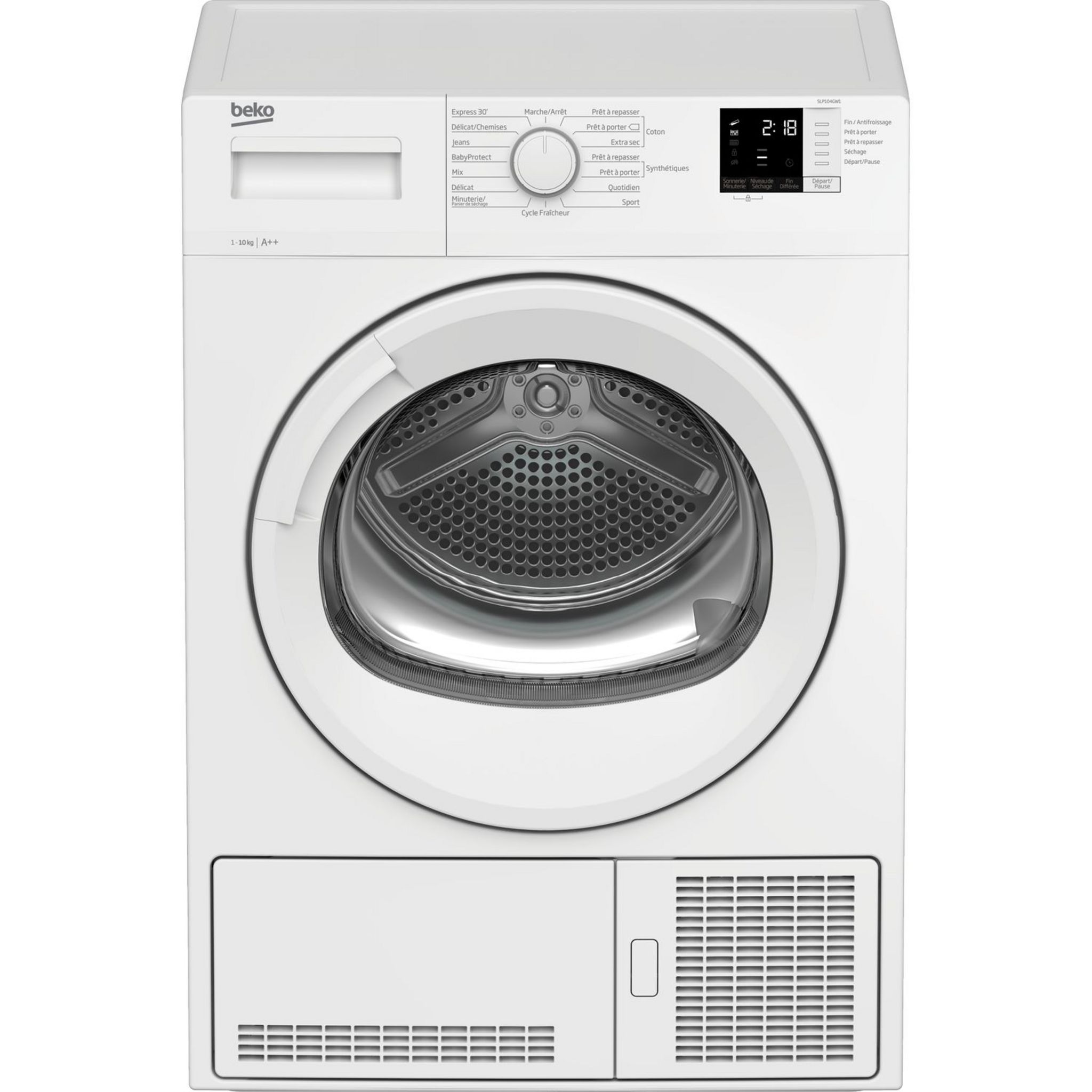 Seche Linge Pompe à chaleur 10KG Classe A++