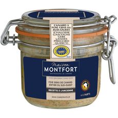 MONTFORT Foie gras de canard entier du sud-ouest IGP à l'ancienne 160g
