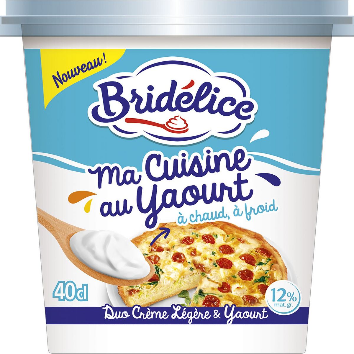 BRIDELICE BRIDELICE Spécialité à base de crème légère et de yaourt 12%MG 40 cl 40 cl
