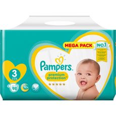 Pampers Pampers Premium Mega Pack Couches Taille 3 6 10kg X116 116 Couches Pas Cher A Prix Auchan