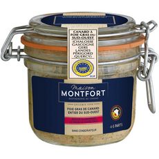 MONTFORT Foie gras de canard entier du sud-ouest IGP sauternes poivre 160g