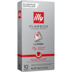 ILLY Illy Café lungo en capsule compatible Nespresso 57g 10 capsules 57g