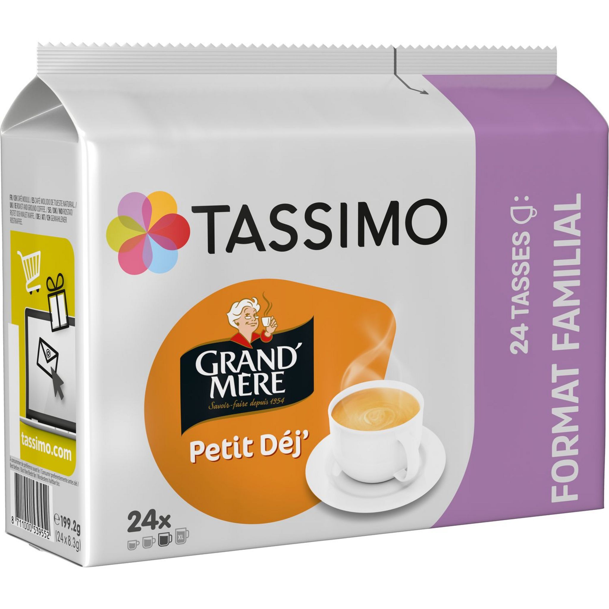 Achat / Vente Promotion Tassimo Grand Mère Petit Déj, 2x16 dosettes