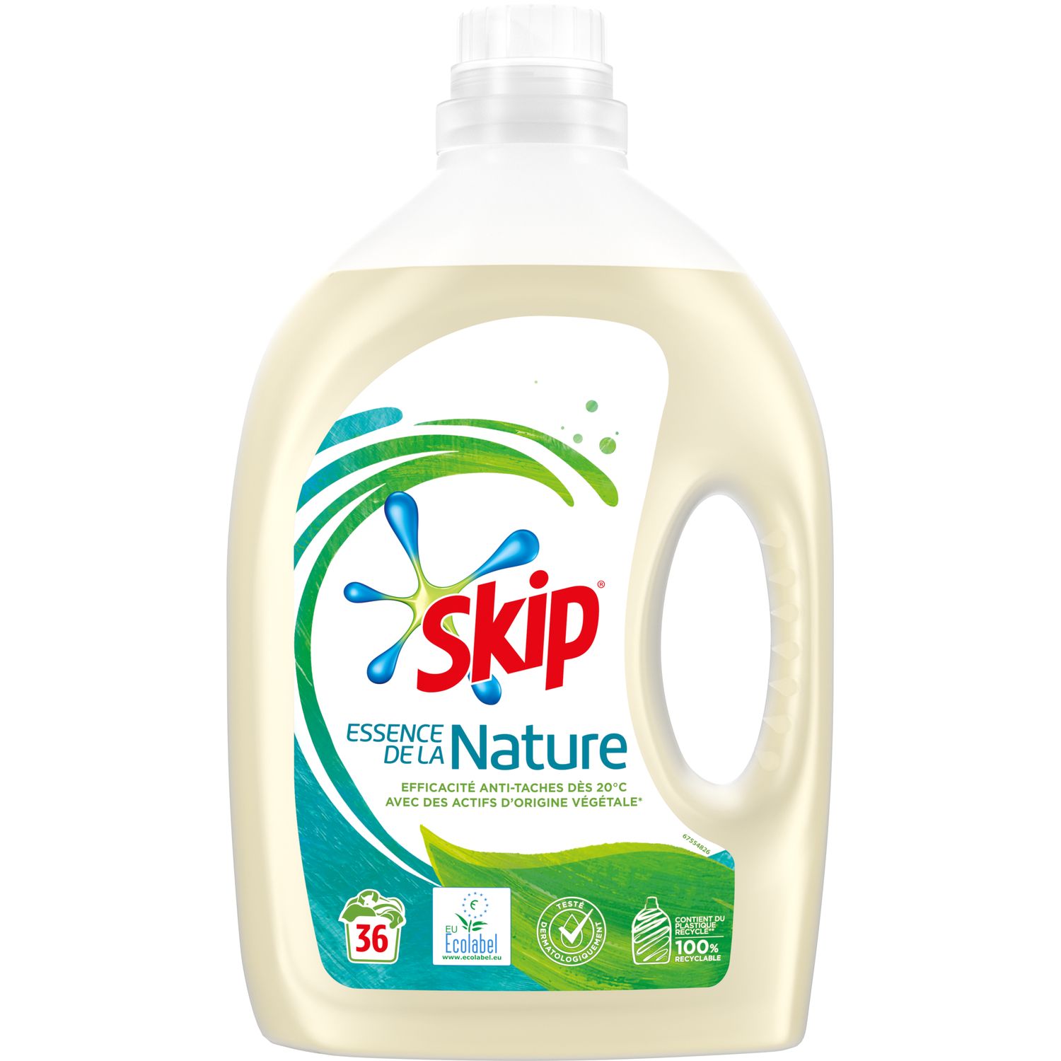 Lessive liquide standard Skip - 70 lavages - anti : calcaire, corrosion et  redéposition - bidon de 5L pas cher