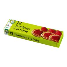 Auchan Essentiel Tartelettes A La Fraise 12 Biscuits 0g Pas Cher A Prix Auchan