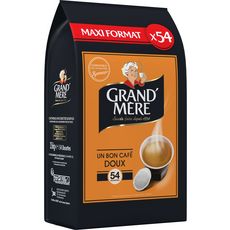 GRAND'MERE Café doux en dosette 54 dosettes 356g