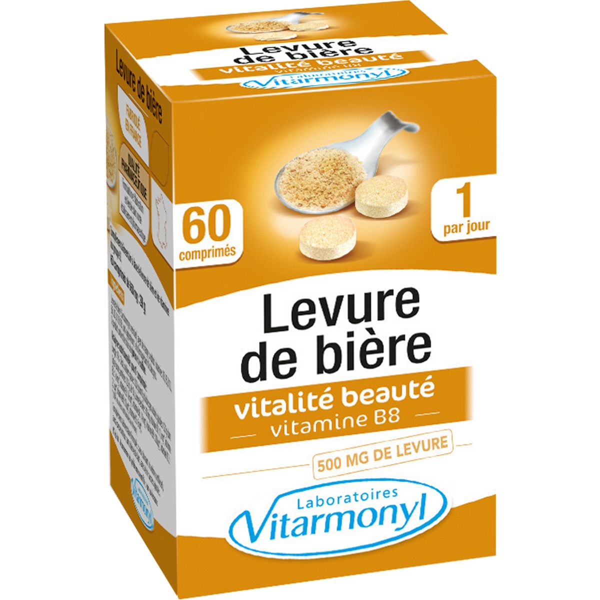 VITARMONYL Comprimés levure de bière vitalité beauté 60 comprimés