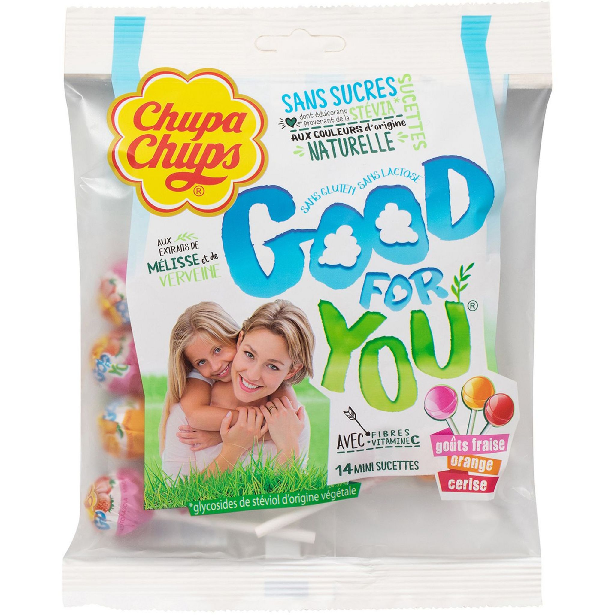 Sucettes Good For You sans sucres Chupa Chups - Intermarché