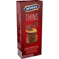 Mc Vities Mcvities Thins Tuiles Sable Chocolat Au Lait 150g Pas Cher A Prix Auchan