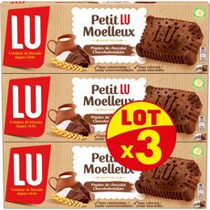 Lu Lu Petit Lu Moelleux Au Chocolat 3x140g Pas Cher A Prix Auchan