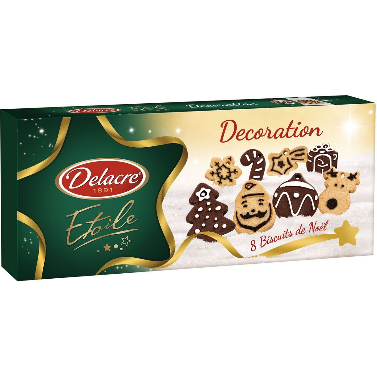 DELACRE Delacre biscuits étoile décoration 120g pas cher 