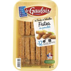 LE GAULOIS Frites de poulet panées 12 pièces 200g