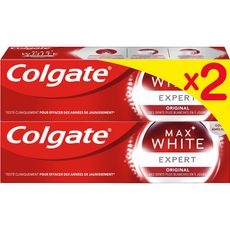 COLGATE Max White dentifrice blancheur 2x75ml