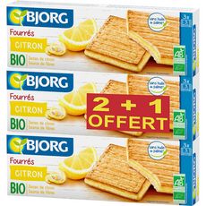 Bjorg Fourres Citron Bio 3x225g 675g Pas Cher A Prix Auchan