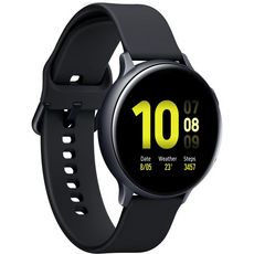 SAMSUNG Montre connectée Galaxy Watch Active2 44 Aluminium Noir + Enceinte Bluetooth GO 2 JBL