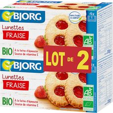 Bjorg Bjorg Lunettes Aux Fraises Bio 2x0g Pas Cher A Prix Auchan