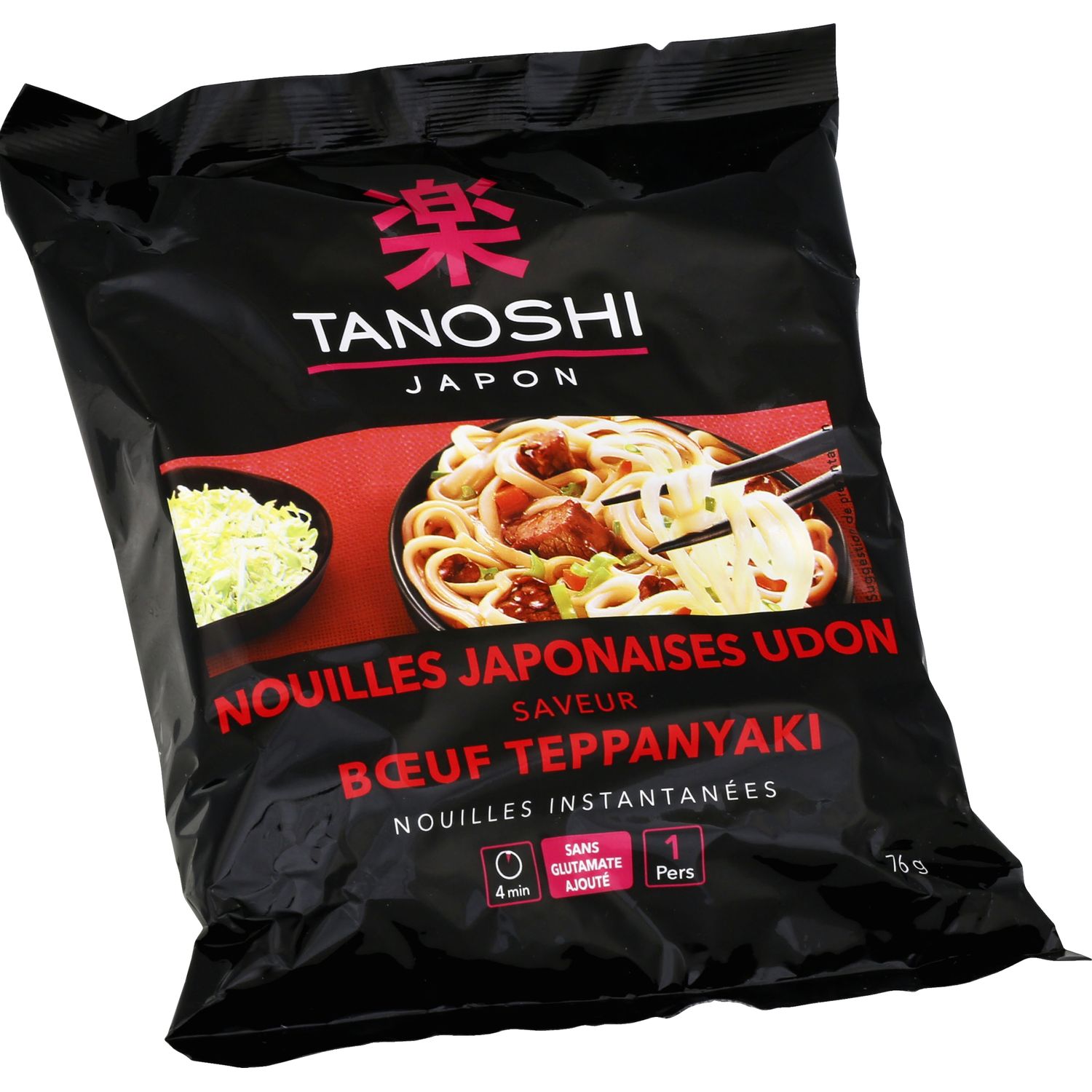 Avis et décryptage de Nouilles Japonaises Saveur Boeuf Teppanyaki (Tanoshi)