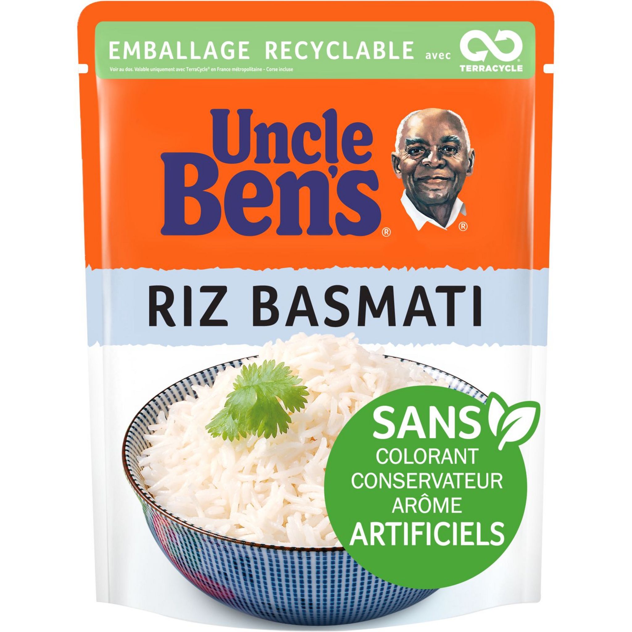 BEN'S ORIGINAL Riz basmati sachet recyclable prêt en 2 min 1 personne 250g  pas cher 