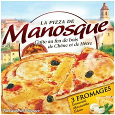 La Pizza De Manosque Pizza 3 Fromages Cuite Au Feu De Bois 400g Pas ...