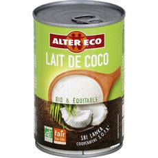 ALTER ECO Alter Eco Lait de coco bio équitable 40cl 40cl
