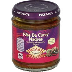 PATAK'S Patak's pâte curry Madras 165g