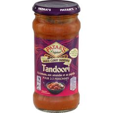 PATAK'S Sauce tandoori à la tomate, amandes et paprika - doux 2 à 3 personnes 350g