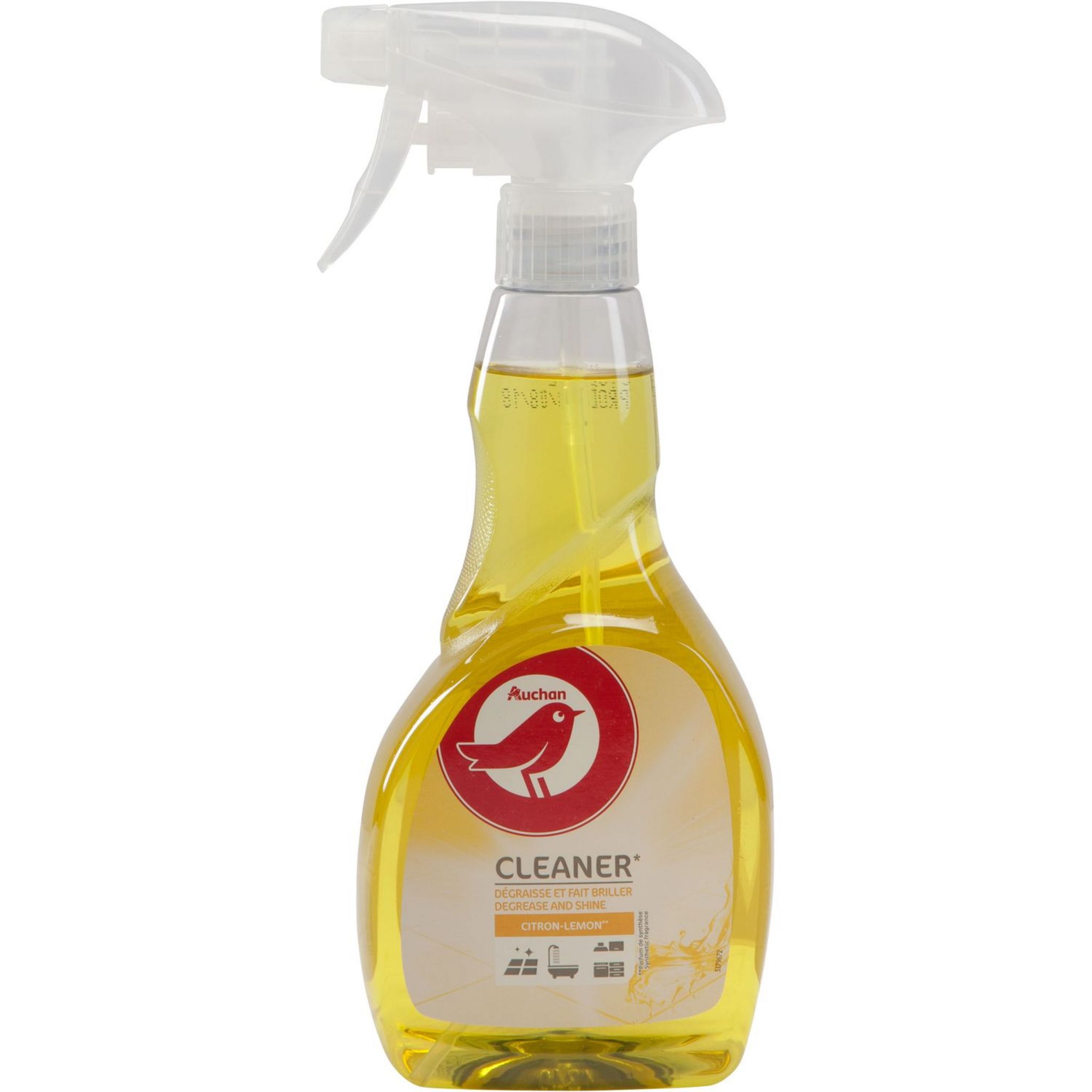 Auchan - Insecticide aérosol double action au citron 500 ml