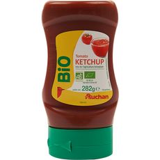 AUCHAN BIO Tomato ketchup en squeeze 282g