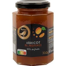AUCHAN GOURMET Préparation d'abricots 60% de fruits 310g
