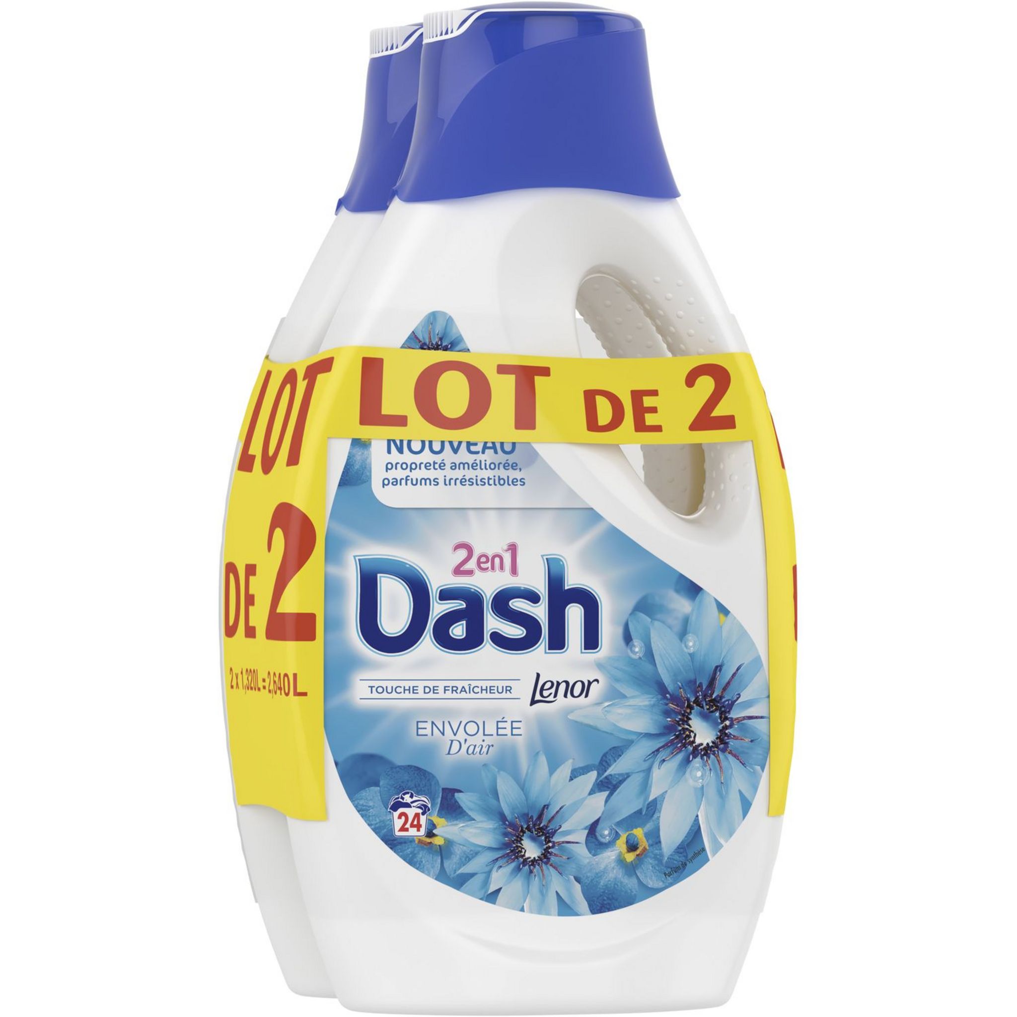 DASH LESSIVE LIQUIDE ENVOLÉE en promo