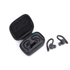QILIVE Écouteurs sport Bluetooth avec étui de recharge - Noir - 150089 Q.1463