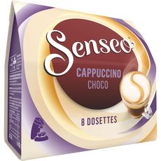SENSEO Dosettes de cafés Cappuccino au chocolat 8 dosettes 92g