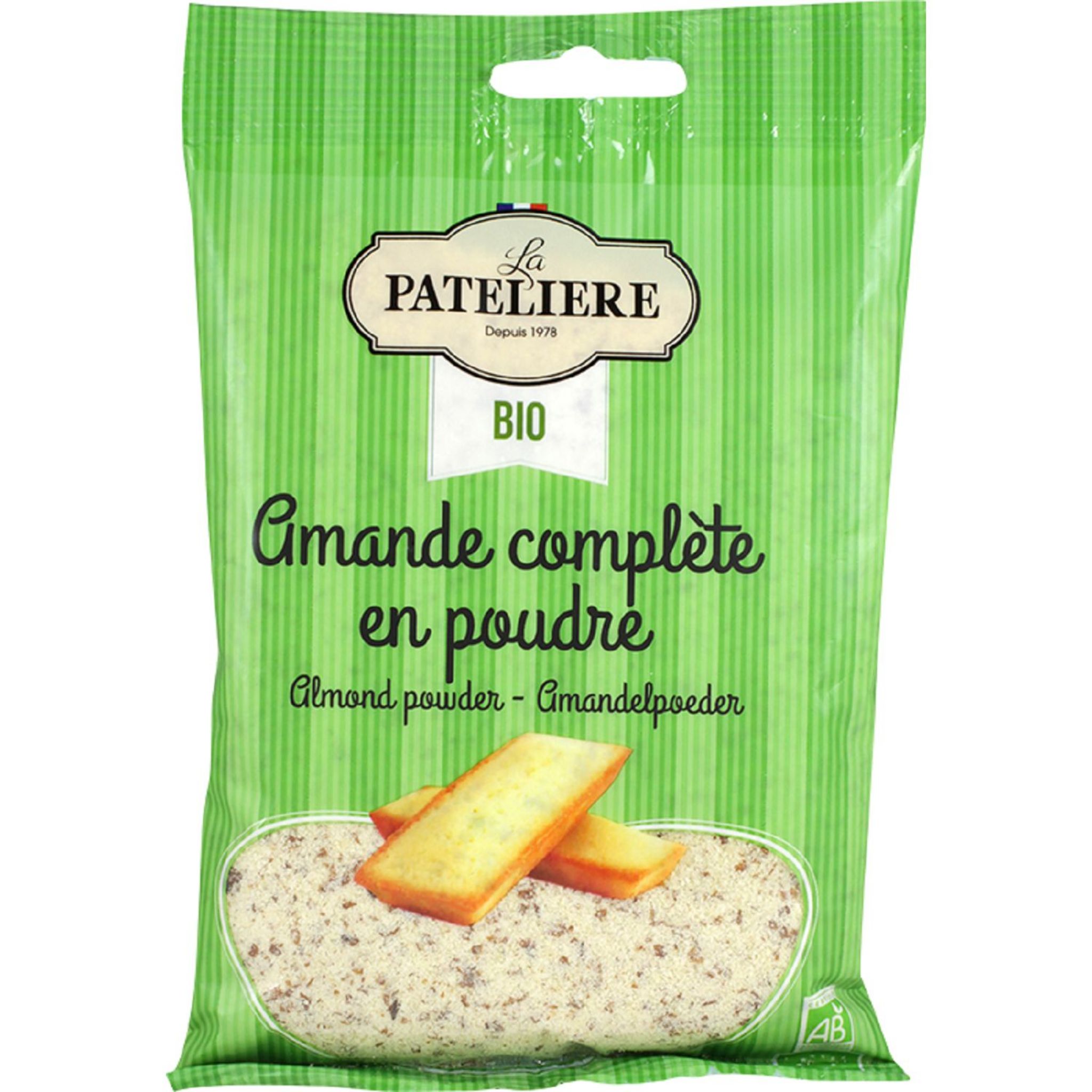 LA PATELIERE Amandes en poudre bio 125g pas cher 