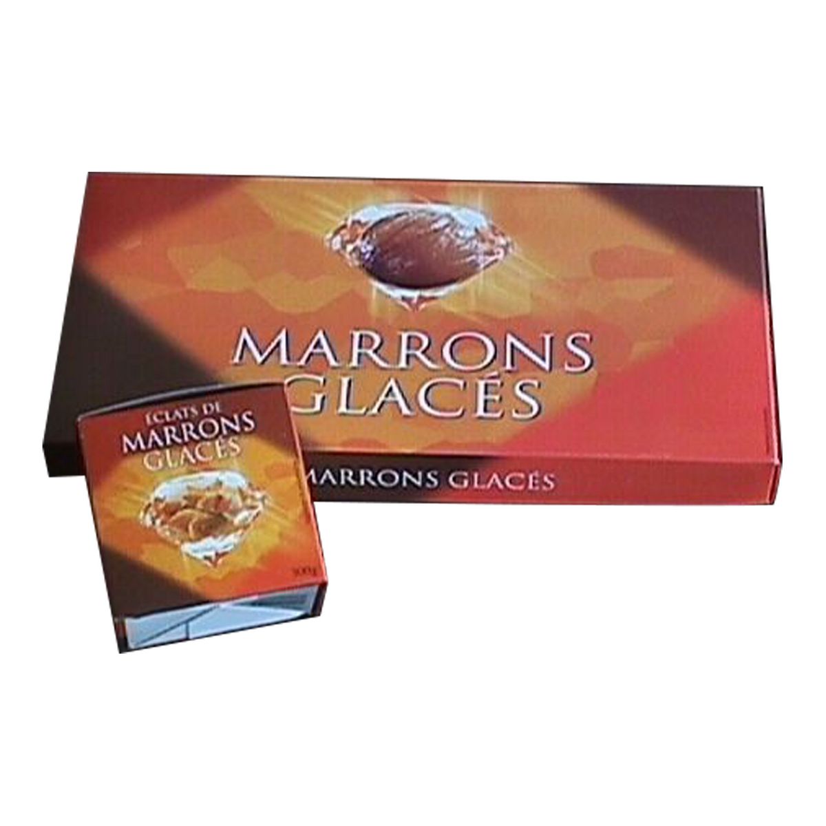 Marrons glacés entiers x18 -300g pas cher 