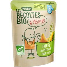 Bledina Puree De Potiron Mais Doux Bio A Melanger Des 6 Mois 130g Pas Cher A Prix Auchan