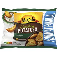 MC CAIN Country potatoes aux herbes 1.5kg