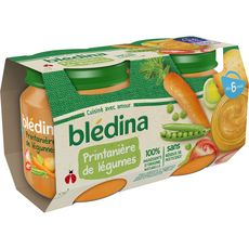 BLEDINA Petit pot printanière de légumes dès 6 mois 2x130g