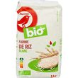 AUCHAN BIO Farine de riz blanc 1kg