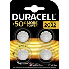 DURACELL Piles CR/2032 lithium 3v 4 pièces