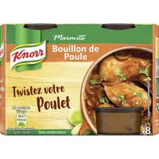 KNORR Knorr marmite de bouillon poule 8 capsules 224g